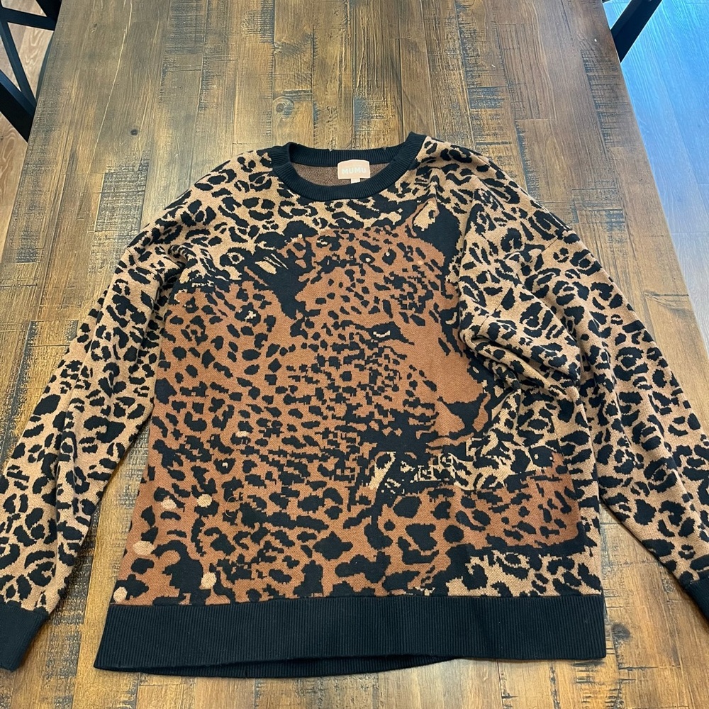 Leopard Print Sweater